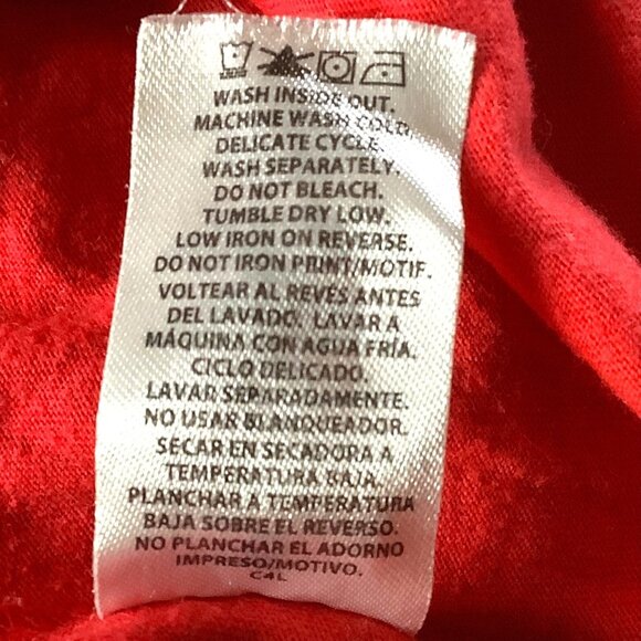 Garanimals Girls Dolman Funtastic Rainbow Heart Shirt Red Size 6 Lace Detail - Picture 5 of 8